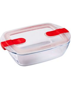 Cook & Heat Voedselcontainer Rechthoek met Deksel 23 x 15cm