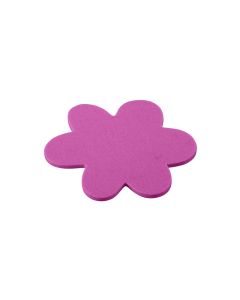 Onderzetter Vilt Bloem 15 cm. Pink