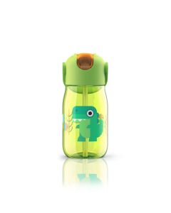 Drinkbeker Kids Flip met Rietje 415 ml Dino