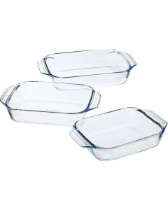 Irresistible Ovenschaal Rechthoekig Set van 3 Stuks