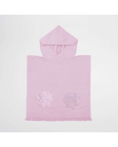 Kids Swimtime Handdoek met Capuchon Mermaid 3-6 Jaar