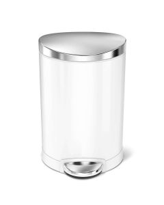 Prullenbak Half Rond 6 liter