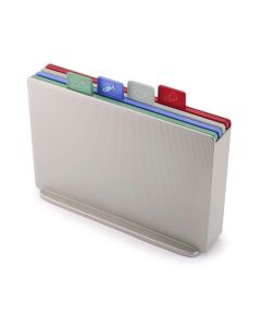 Index Large Snijplank Set van 4 Stuks Silver/Coast