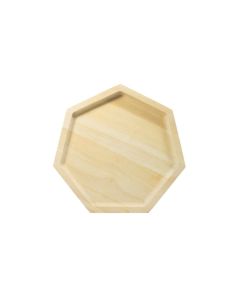 Hout Polygon Blis Dienblad S