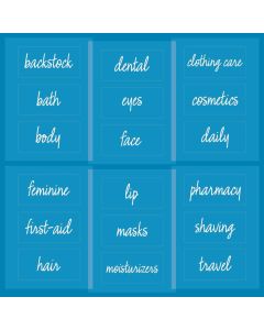 The Home Edit Badkamer en Was Labels 18 Stuks