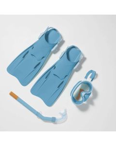 Kids Swimtime Snorkelset Blue Marble 6-9 Jaar