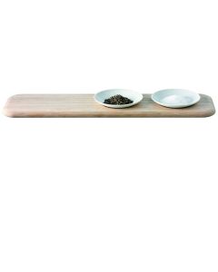Dine Serveerplank met 2 Schalen Laag