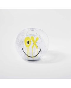 Smiley 50 Jarig Jubileum Opblaasbare 3D Bal