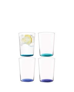 Coro Tumbler Glas 560 ml Set van 4 Stuks Assorti