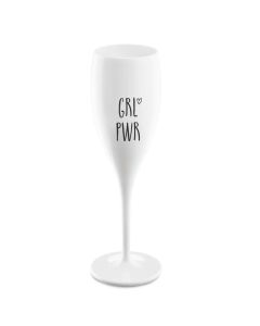 Superglas Cheers No. 1 Champagneglas Grl Pwr