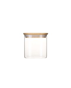 Voorraadpot Rond met Bamboe Deksel 800 ml