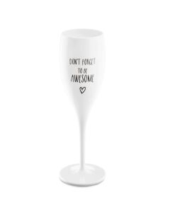 Superglas Cheers No. 1 Champagneglas Don't Forget To Be Awe