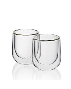 Fontana Espresso Glas Dubbelwandig 60 ml Set van 2 Stuks