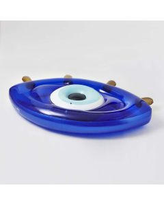 Pool Floats Luxe Luchtbed Drijvend Greek Eye Blue