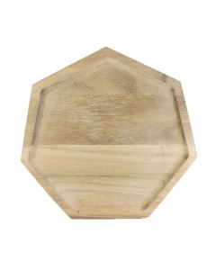 Hout Polygon Blis Dienblad M