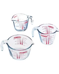 Classic Prepware Maatbeker 250 ml en 500 ml en 1 liter 3-Delig