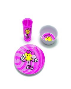 Smiley Junior Diner Set van 3 stuks