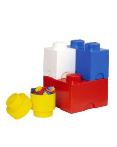 Opbergbox Brick Set van 4 Stuks