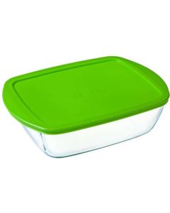 Cook & Store Schaal Rechthoek met Deksel 1,1 liter