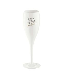 Superglas Cheers No. 1 Champagneglas Be Your Own Kind of Beautiful