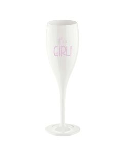 Superglas Cheers No. 1 Champagneglas It's a Girl