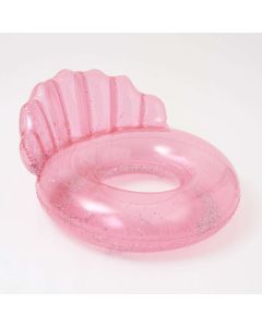 Pool Floats Luxe Zwemband met Hoofdsteun Shell Bubblegum