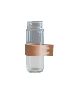 Drinken Waterglas Wrap Me met Lederen Band