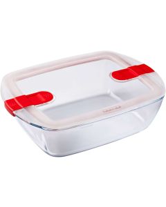 Cook & Heat Voedselcontainer Rechthoek met Deksel 28 x 20cm