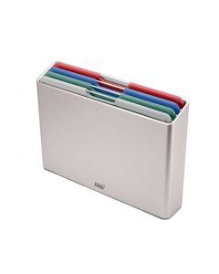 Folio Large 4 Snijplanken in Houder Silver/Coast