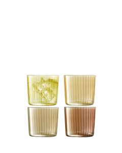 Gems Tumbler Glas 310 ml Set van 4 Stuks Assorti