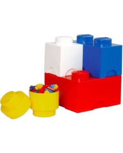 Opbergbox Brick Set van 4 Stuks