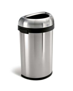 Prullenbak Bullet Open Half Rond 60 liter