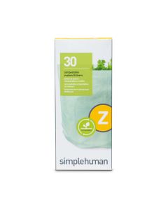 Vuilniszakken Code Z 4 liter Pak van 30 Stuks Composteerbaar