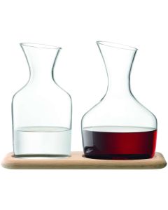 Wine Karaf Set met Onderzetter Set van 2 Stuks
