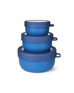 OBP Schaal met Deksel Set van 3 Stuks