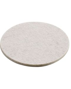 Onderzetter Vilt Rond 10 cm. Beige mel.
