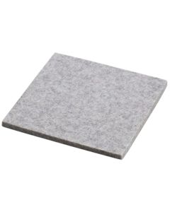 Onderzetter Vilt Vierkant 10x10 cm. Grey mel.