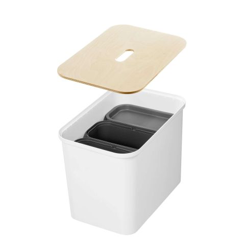 SmartStore Collect Afvalscheider Set van Opbergbox, Verdelers en Deksel
