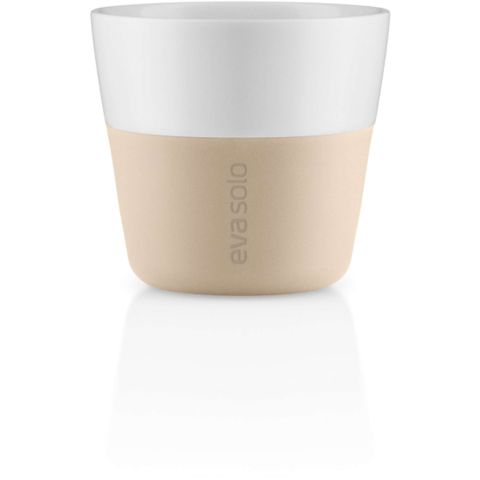 Beker voor Lungo Set van 2 Stuks Soft Beige