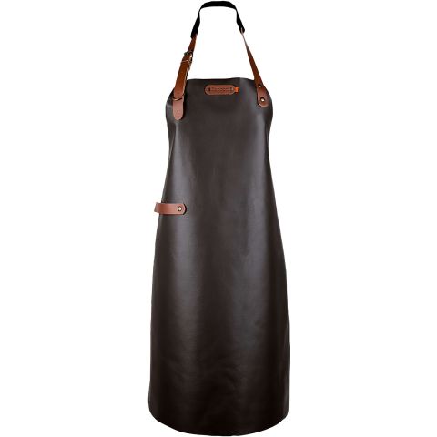 Bovine Schort met Nekband Large Leer