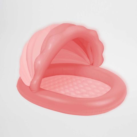 Kids Inflatable Games Zwembad Shell Neon Coral