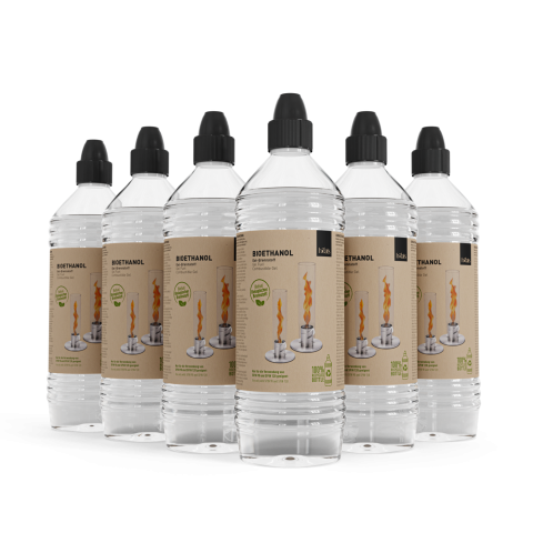 Spin Sfeerlantaarn Bio-Ethanol 1 Liter Set van 6 Stuks