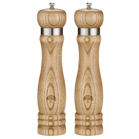 Hoxton Vintage Zout- en Peper Stel Set van 2 Stuks Ash Wood