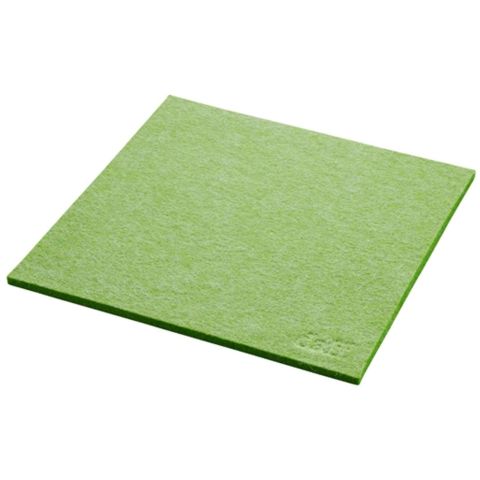 Onderzetter Vilt Vierkant 20 x 20 cm. Jelly green mel.