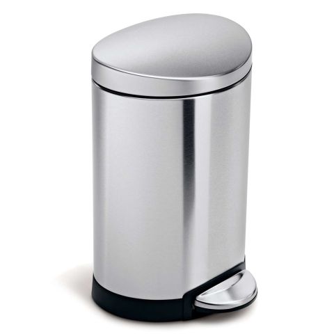 Prullenbak Half Rond 6 liter