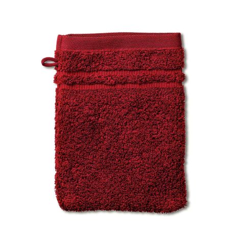 Leonora Washandje Velvet Red 15x21 cm
