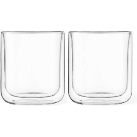 Classic Dubbelwandig Theeglas 250 ml Set van 2 Stuks