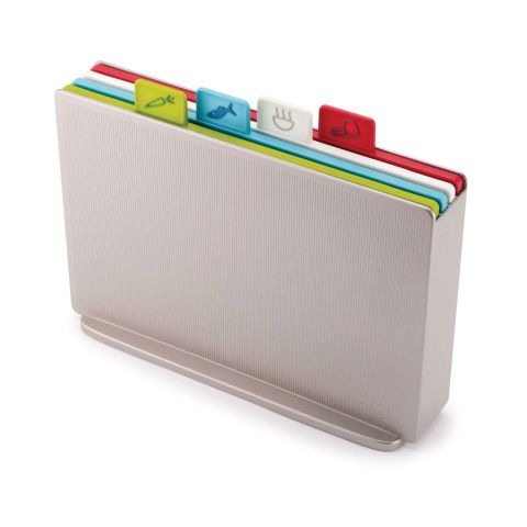 Index Regular Snijplank Set van 4 Stuks Silver