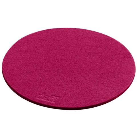 Onderzetter Vilt Rond 20 cm. Raspberry