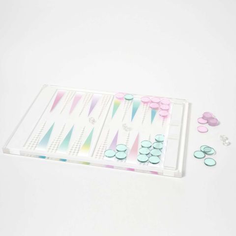 Games Lucite Backgammon Aurora